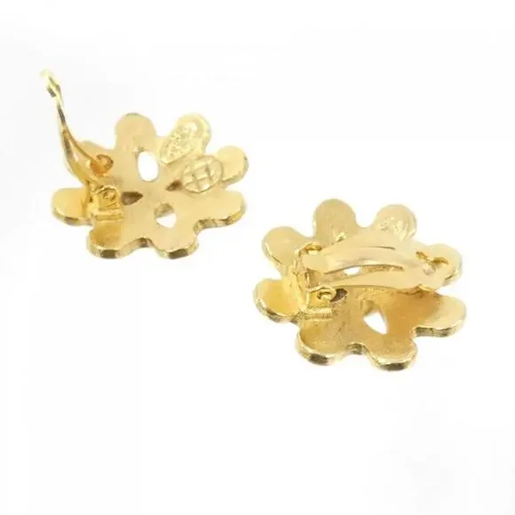 CHANEL Gold Earrings
